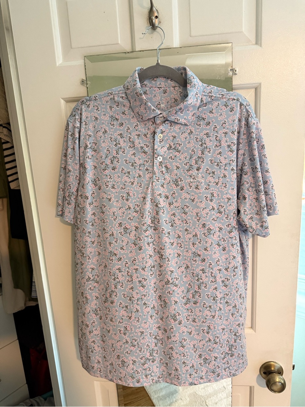 Rhoback Cherry Blossom Polo Medium